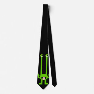 Alien Peekaboo Tie Slips