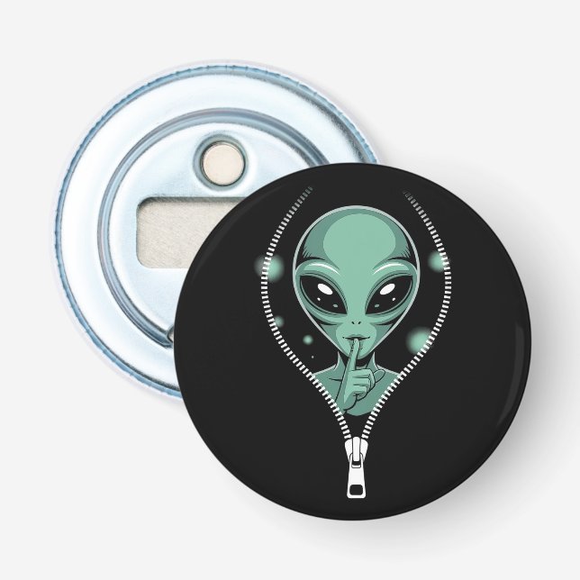 Alien Peeping Flasköppnare (Framsidan)