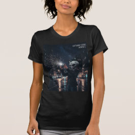 Alien Photographer Capturing Cosmic City T Shirt