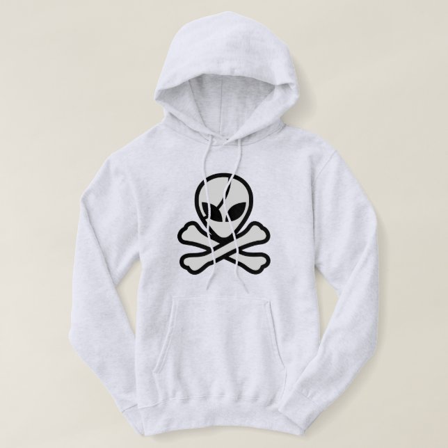 Alien Pirat Hoodie (Design framsida)