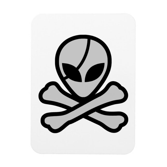 Alien Pirat Magnet (Vertikal)