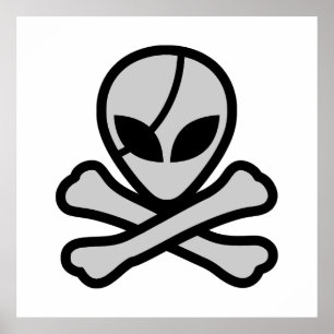 Alien Pirat Poster