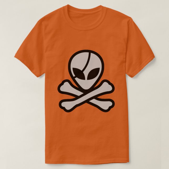 Alien Pirat T Shirt (Design framsida)