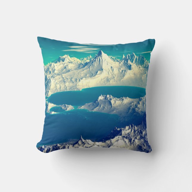 Alien Planet - 3D-datorkonst. Sten och s Kudde (Framsida)