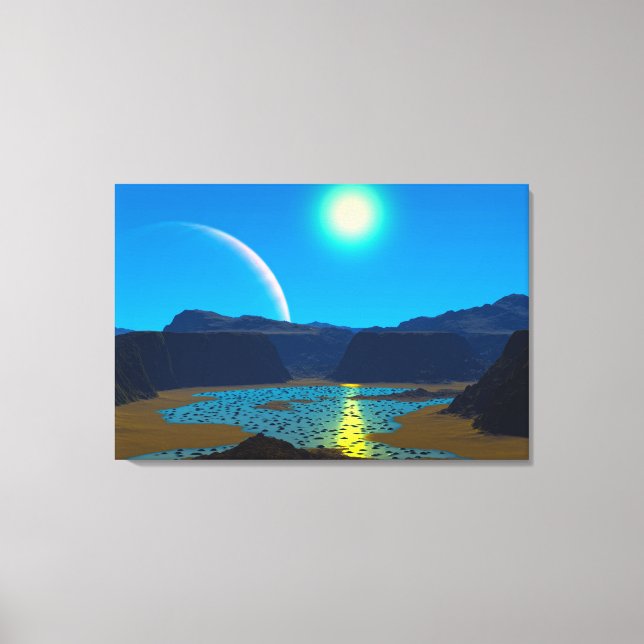 Alien planet canvastryck (Framsida)