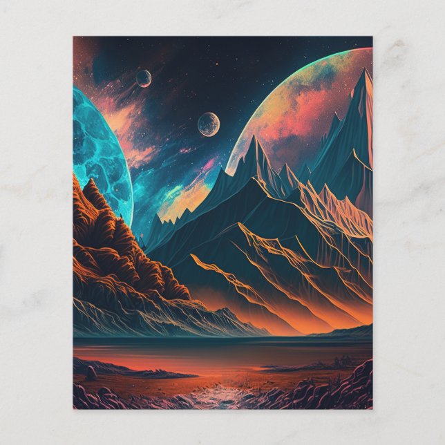 Alien planet fantasi (Framsida)