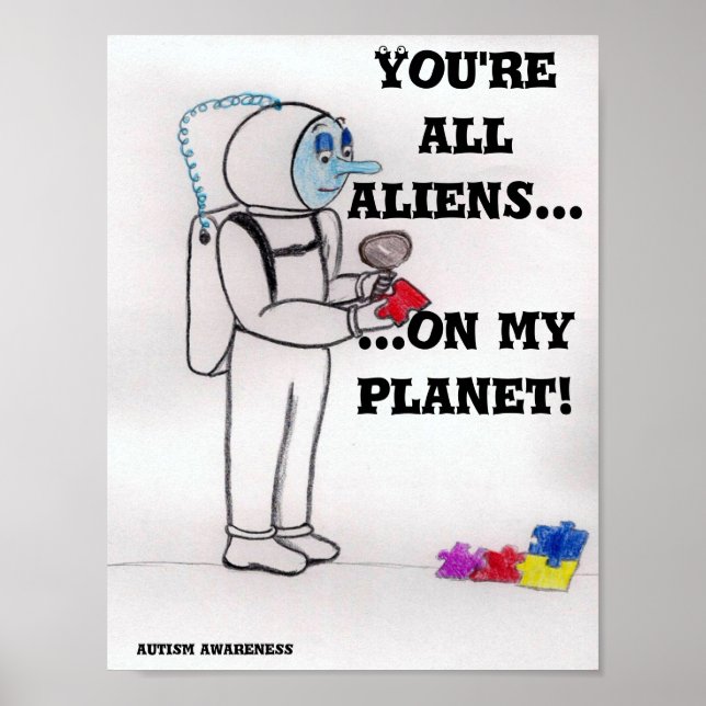 Alien Planet Poster (Framsidan)