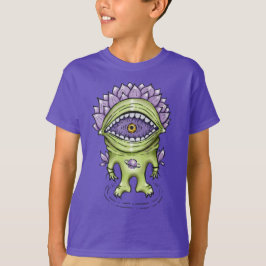 Alien Plant Character - Konstig Astronaut Creature T Shirt