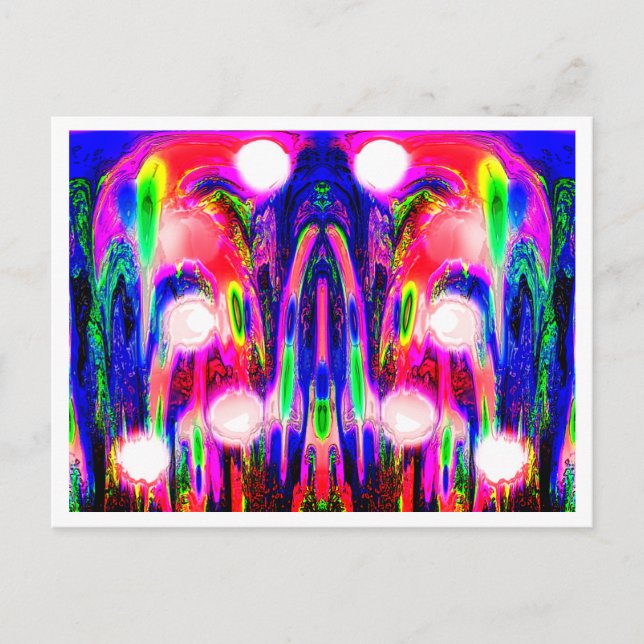 Alien plant life art vykort (Framsida)