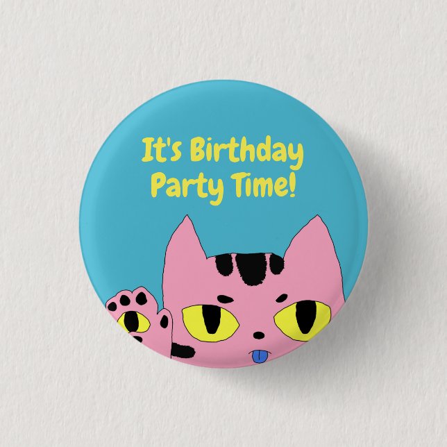 Alien Pocket Cat Knapp (Framsida)