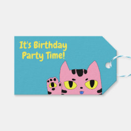 Alien Pocket Cat Presentetikett