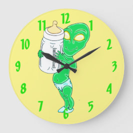 Alien Pojke Stor Klocka