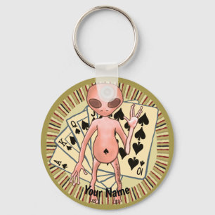 Alien Poker nyckelring