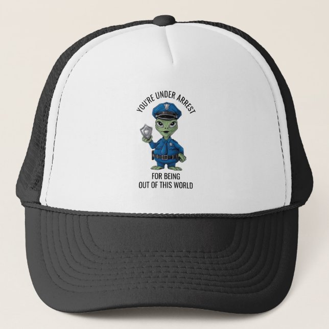 Alien Policeman Hat Keps (Framsida)