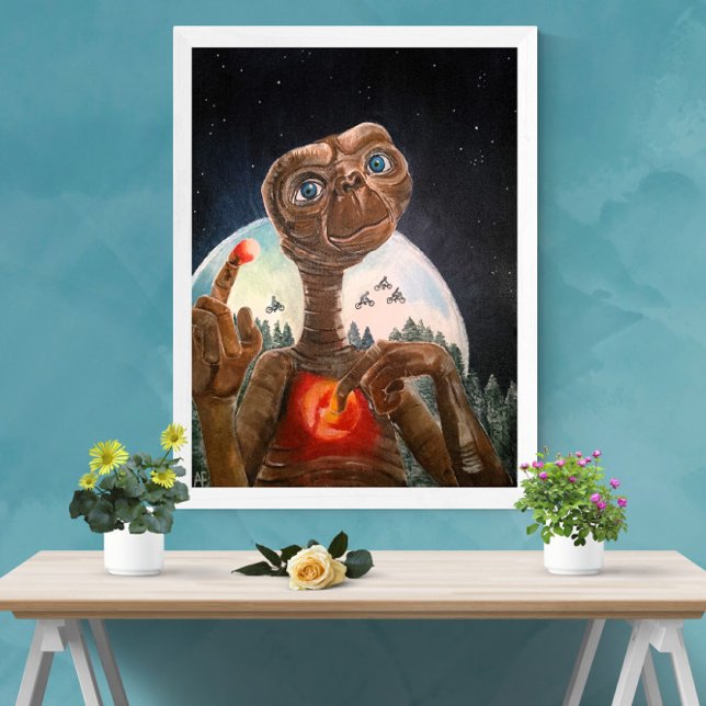Alien Porträtt Painting av Alfred Fox Canvastryck (Not Actual Size)