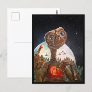 Alien Porträtt Painting av Alfred Fox Collectable Vykort