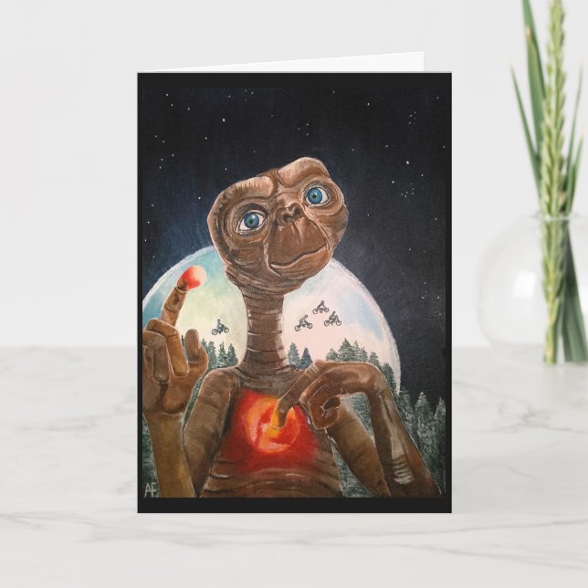 Alien Porträtt Painting av Alfred Fox Kort (Framsida)