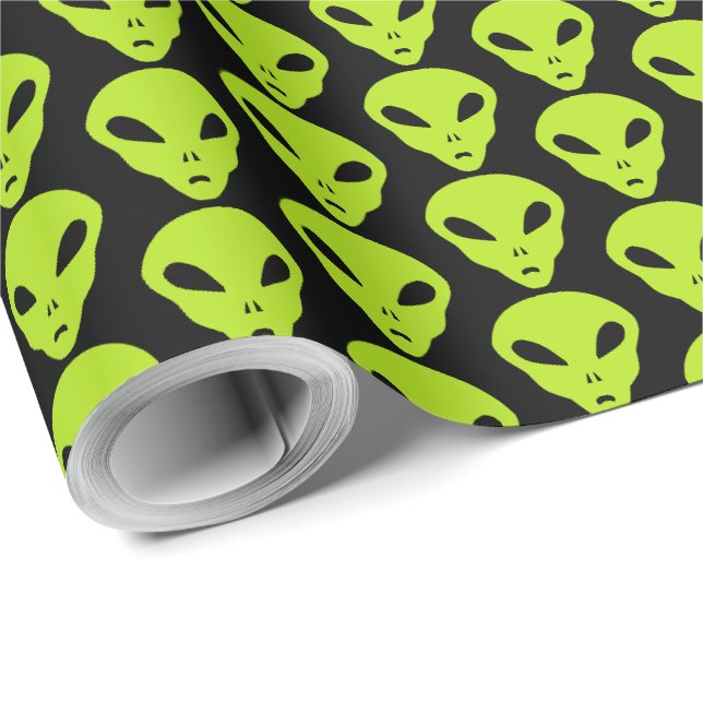 Alien Presentpapper (Rullad Hörn)