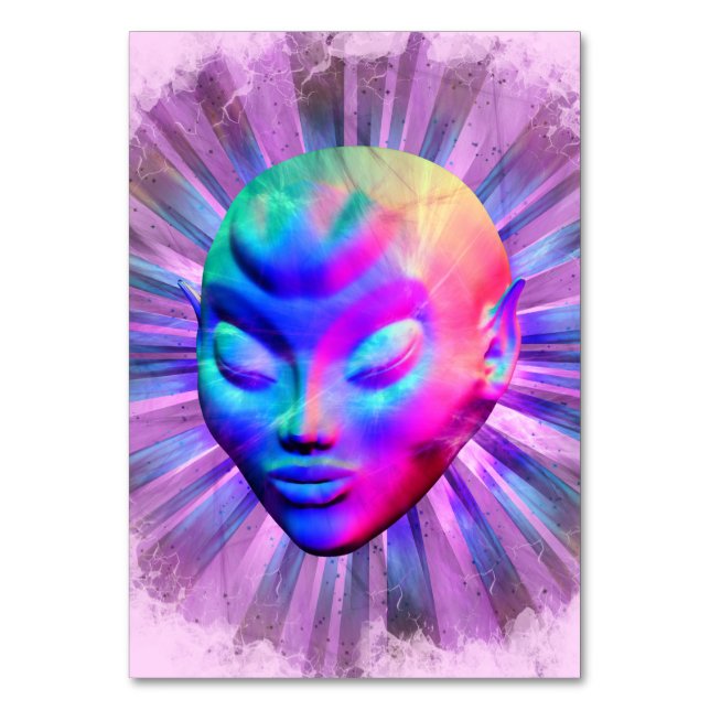 Alien Psychedelic Meditation Bordsnummer (Framsidan)