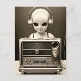Alien Radio Vykort