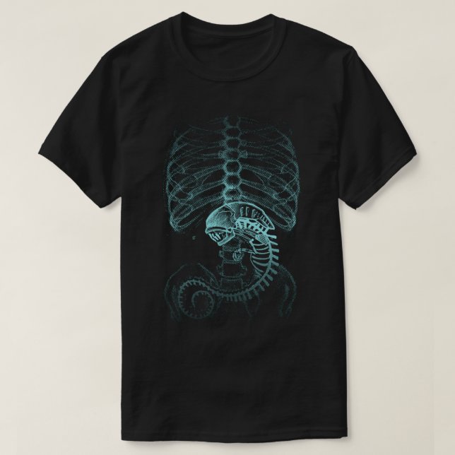 Alien Radiography, X-Ray Classic T-Shirt (Design framsida)