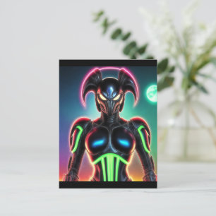 Alien Raven 01 Vykort