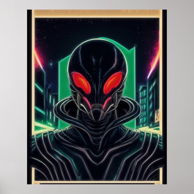 Alien Raven 05 Poster (Framsidan)