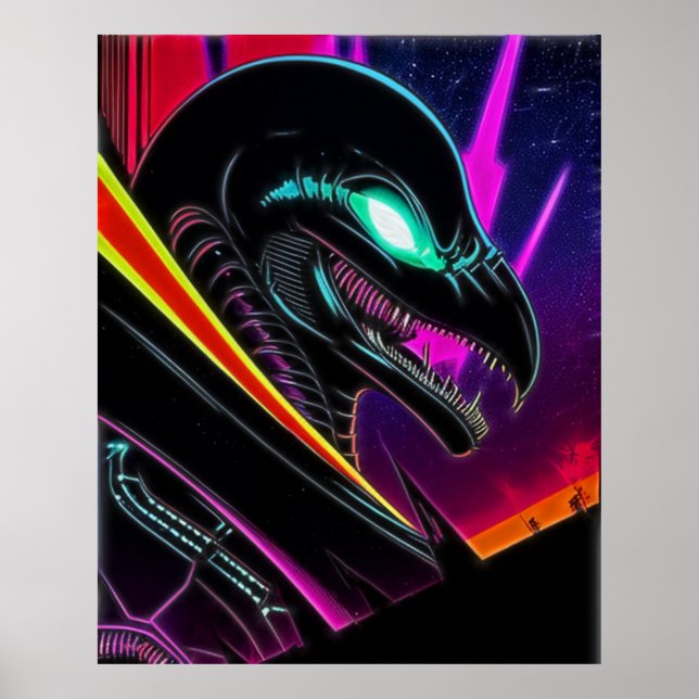 Alien Raven 07 Poster (Framsidan)