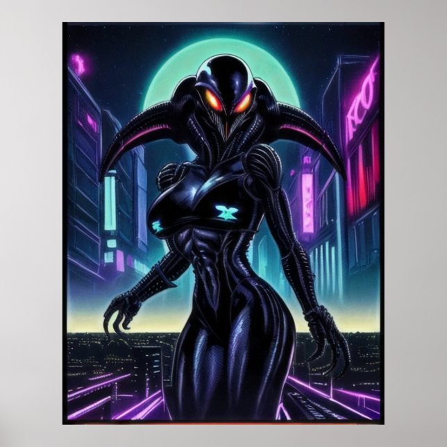 Alien Raven 10 Poster (Framsidan)