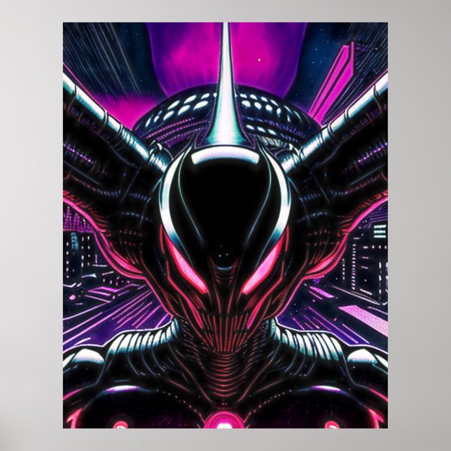 Alien Raven 11 Poster (Framsidan)