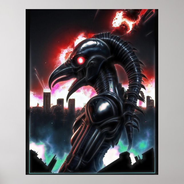 Alien Raven 12 Poster (Framsidan)