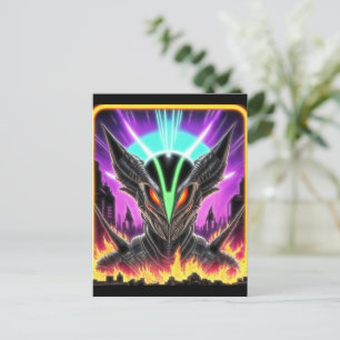 Alien Raven 15 Vykort