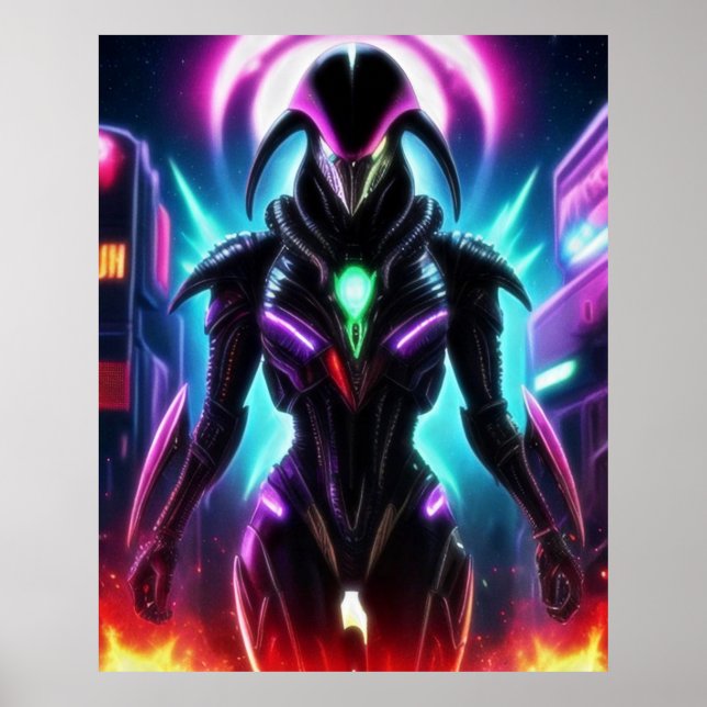 Alien Raven 16 Poster (Framsidan)