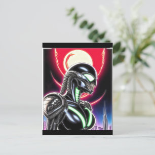 Alien Raven 19 Vykort