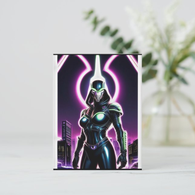 Alien Raven 22 Vykort (Stående Fram)