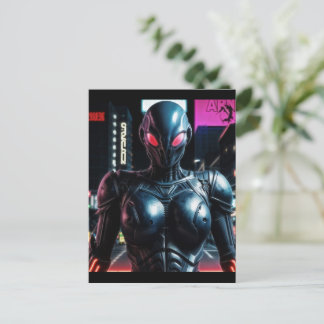 Alien Raven 25 Vykort