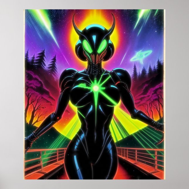 Alien Raven 26 Poster (Framsidan)