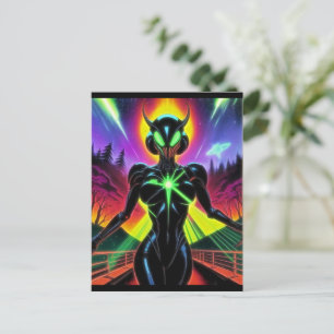 Alien Raven 26 Vykort