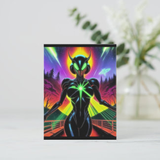 Alien Raven 26 Vykort