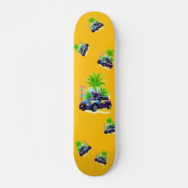 Alien Riding a Mini Skateboard (Framsida)