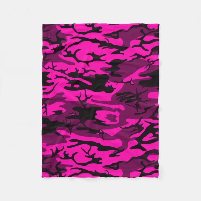 Alien Rosa Camo Blanket Fleecefilt (Framsidan)
