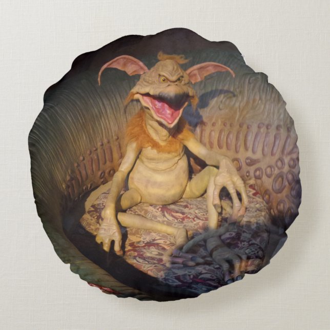 Alien Round Pillow Rund Kudde (Baksidan)