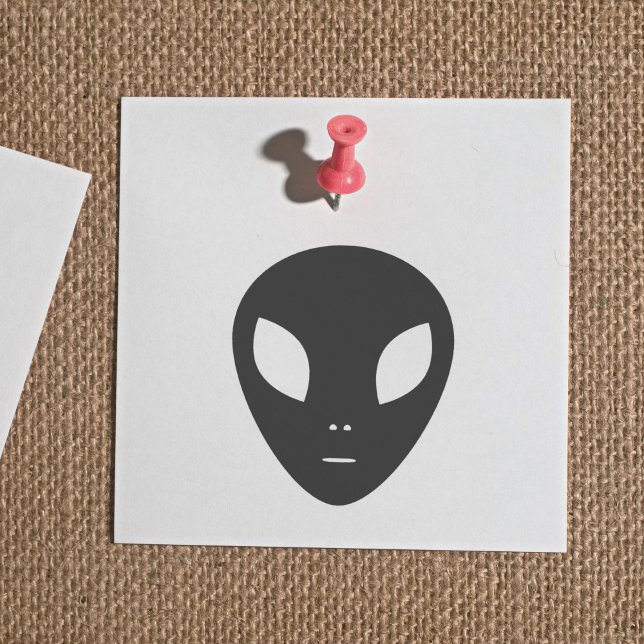 Alien Rubber Frimärke Stämpel (Alien Rubber Stamp)