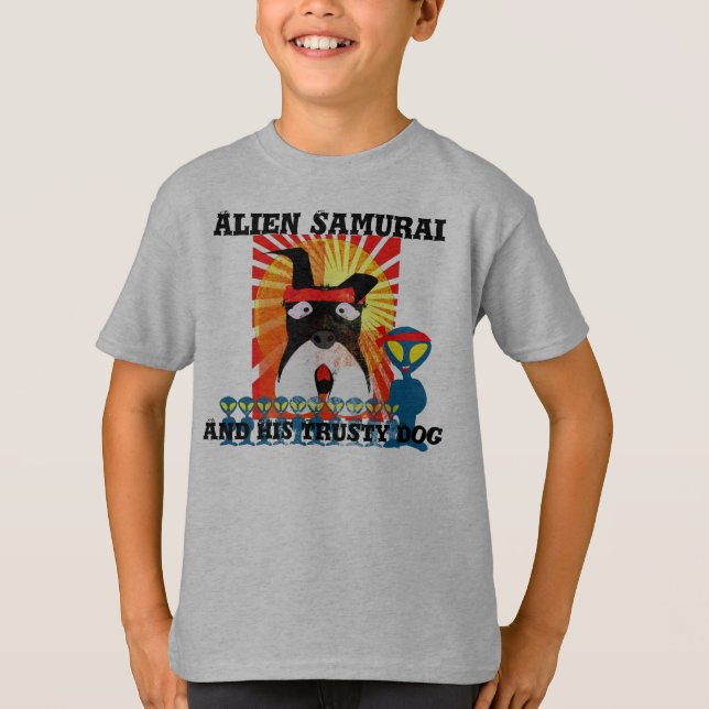 Alien Samurai T-shirt (Framsida)