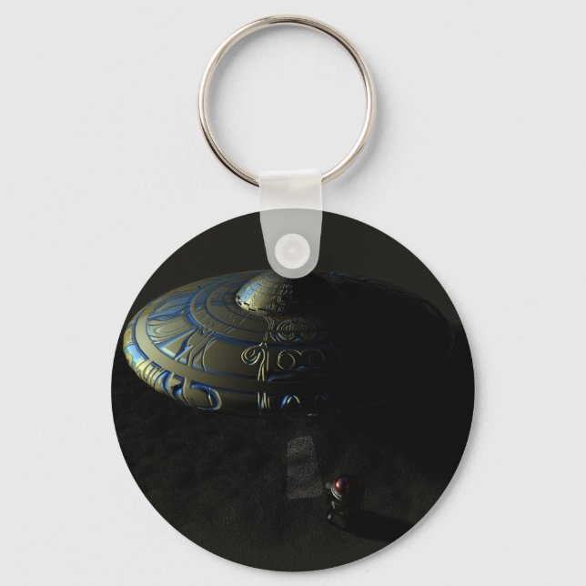 Alien Sand Keychain Nyckelring (Framsida)