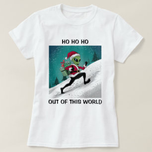 Alien Santa T Shirt