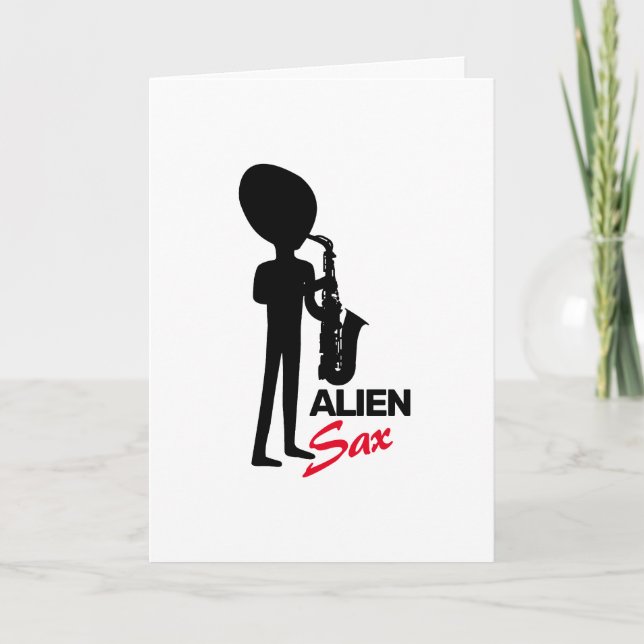 Alien Sax, Extraterrestrial Musician Kort (Framsida)