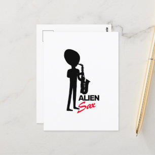 Alien Sax, Extraterrestrial Musician Vykort