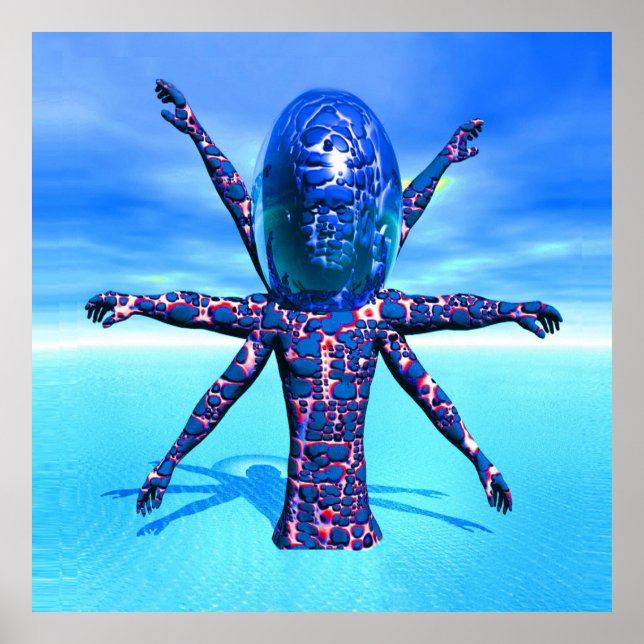 Alien Sculpture Poster (Framsidan)