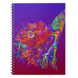 Alien Sea Creature Anteckningsbok Med Spiral